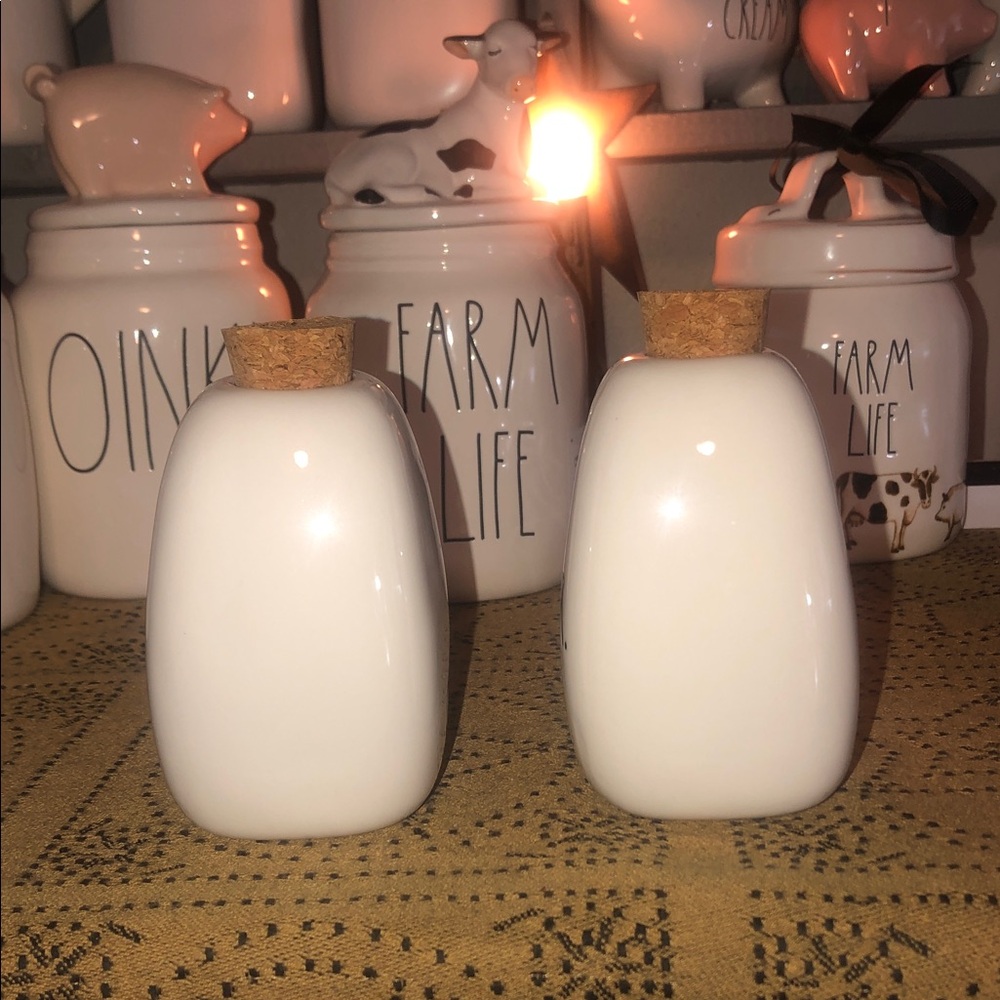 Rae Dunn Salt & Pepper Shakers with Cork Tops - Picture 5 of 10